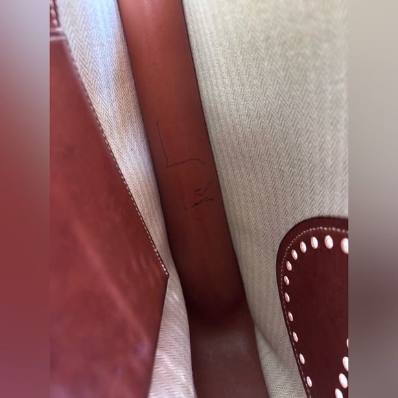 Authentic Hermes Toile Swift Evelyne PM leather brown crossbody bag - Picture 6 of 15